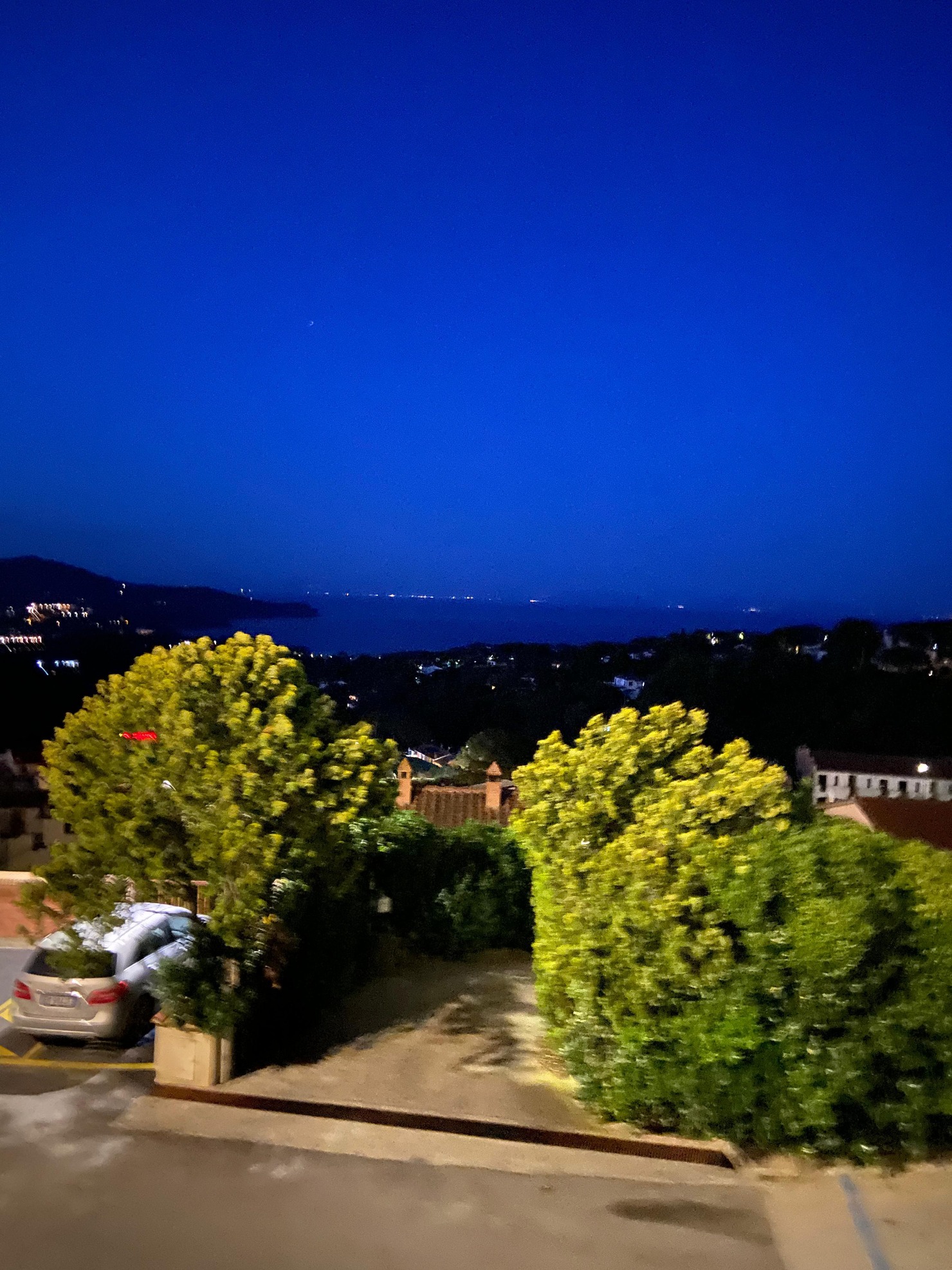 La vista dal pullman verso Capoliveri