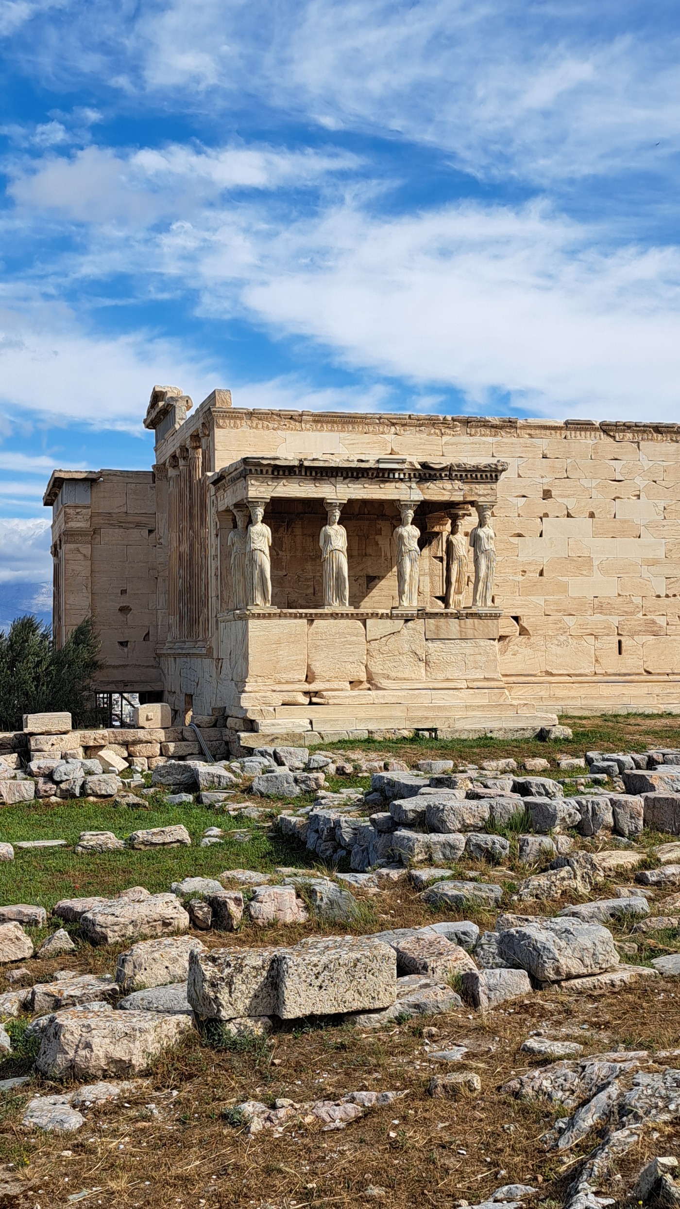 La loggia delle cariatidi
